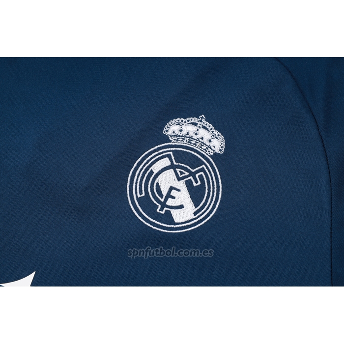 Chandal del Real Madrid Manga Corta 2024-2025 Azul - Pantalon Corto